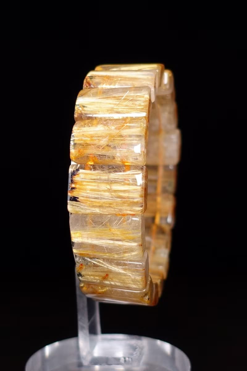 寶麗金珠寶-天然鈦晶手排