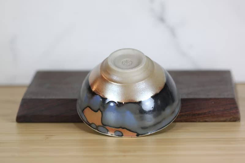 【送禮好物】120ml 天目釉 柴燒茶杯 茶碗 鶯歌名家葉敏祥作品
