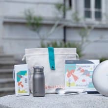 力的多重宇宙—戶外餐具組B(鈦輕瓶、叉匙、淺圓盤)