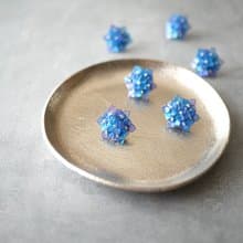 アジサイ Blue　ピアス・イヤリング