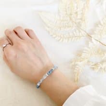| 海藍寶 | 飾品 x 手鍊手環 x 純銀 x 天然石 x 限量 - 好做作