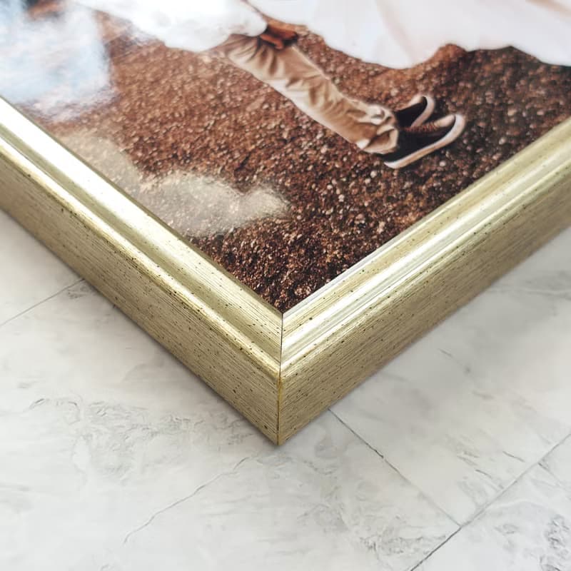 冷調香檳金8x10吋無襯卡相框【香檳 Champagne】