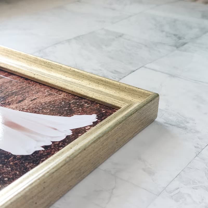 冷調香檳金8x10吋無襯卡相框【香檳 Champagne】