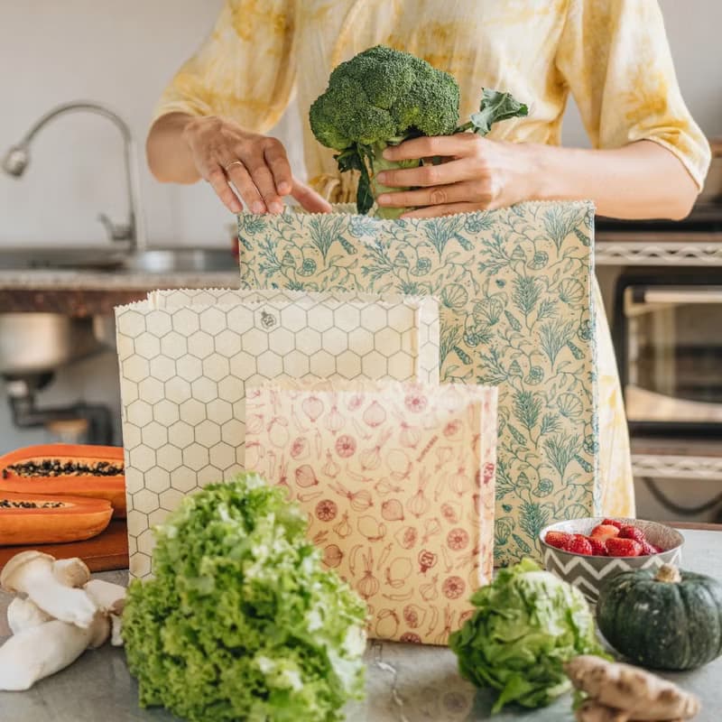 Superbee蜂蠟環保便利保鮮袋|食品袋 小號 Small