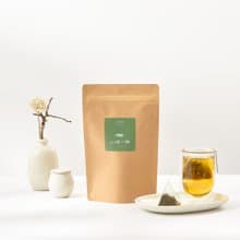 【原葉高品質茶包】山嵐綠茶 適合冷泡熱泡 三角立體茶包25入