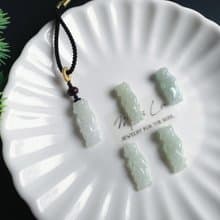 天然緬甸玉翡翠 孤品 猴 猴子 美猴王 項鍊 長壽 禮物 生日禮物