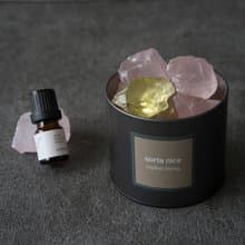 粉晶 黃水晶 擴香燈 礦石香氛燈系列