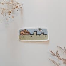 防水貼紙－池塘裡的鴨鴨 (大)