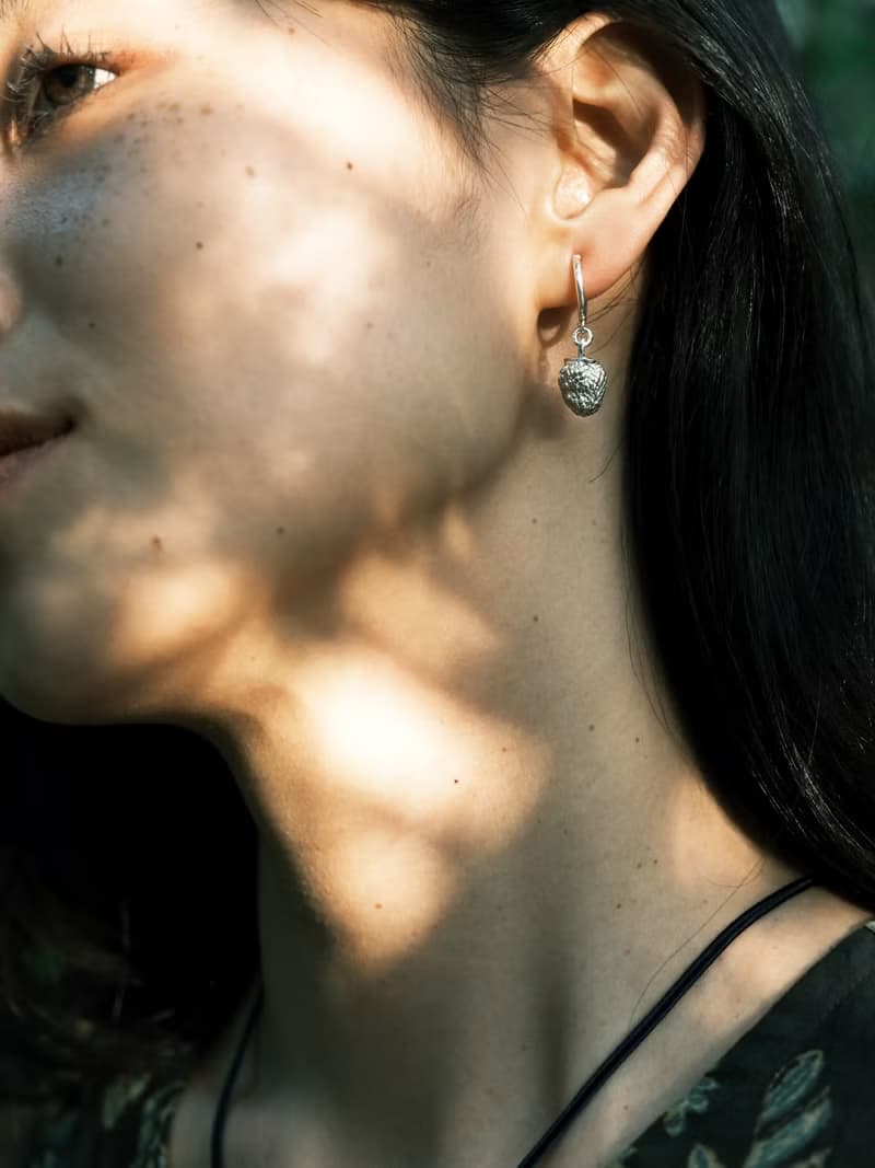 MU  中藥材Blooming系列  覆盆子耳環  925銀