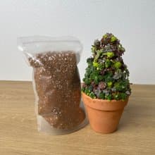 多肉植物黏性培養土 黏性土 多肉黏土適合立體種植及裝飾用塑形土