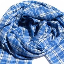 喀什米爾Cashmere 針織圍巾 純羊毛圍巾 手織圍巾 編織圍巾-海洋