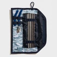 United by Blue 防潑水餐具收納包組 Utensil Kit 129-印花藍色