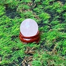 有球必應 愛情之石-天然可愛小粉晶球  旺姻緣 旺人緣 快速出貨