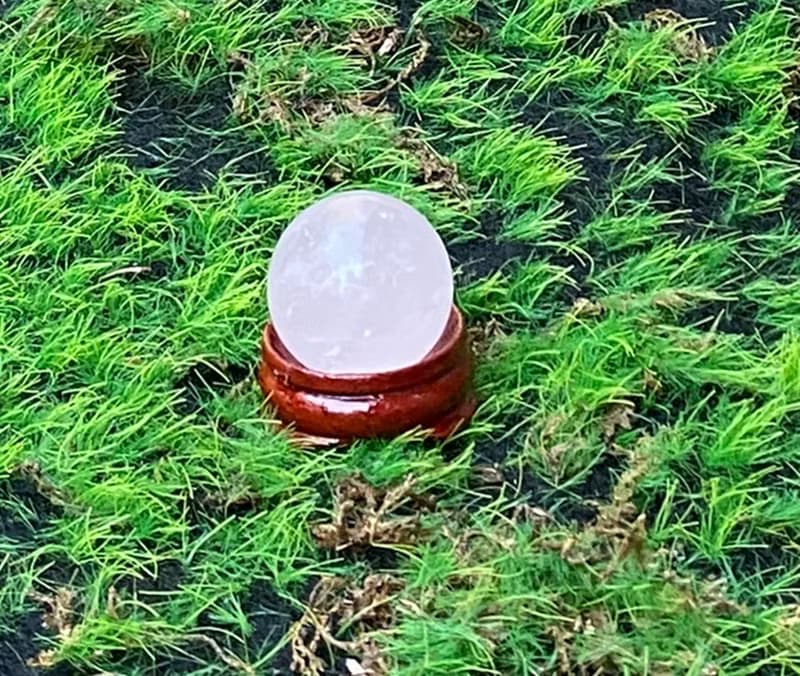 有球必應 愛情之石-天然可愛小粉晶球  旺姻緣 旺人緣 快速出貨