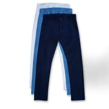 豆製藍染 復古indigo 中腰彎刀小直筒復古工裝 全棉微彈休閒褲