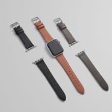 Apple Watch 小牛皮 皮革 真皮錶帶 防水 自訂刻印 禮物 升級版本