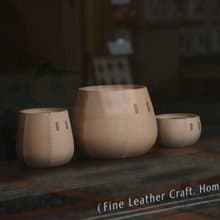 Leather_Emoo/皮革存錢筒/皮革置物盒/居家擺飾/交換禮物/聖誕禮