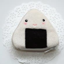 Bucute海苔飯糰 錢包/生日禮物/交換禮物/聖誕禮物/手作
