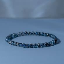 頂級魔鬼海藍寶∣天然能量水晶手串∣4-4.5mm D14801