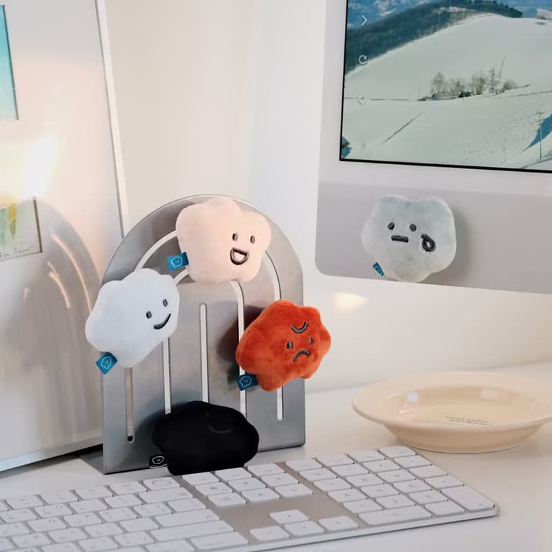 迷你娃娃磁鐵 喜寶 怒君 小哀 樂樂 EMO 辦公小物 療癒