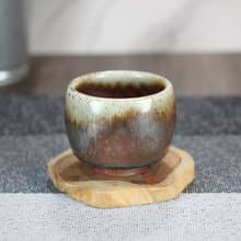 【送禮好物】100ml 天目釉 柴燒茶杯 鶯歌名家葉敏祥手工作品