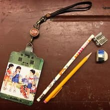 YOYO card case 伸縮證件套(直式)-國語課本　畢業禮物推薦
