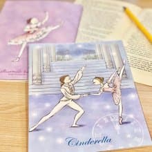 伊之珂芭蕾 | 灰姑娘雙人舞 A5筆記本