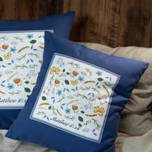 【不憂慮】 純棉MIT抱枕 | 客廳沙發家飾 辦公室午睡