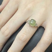 葡萄石不規則925女戒指