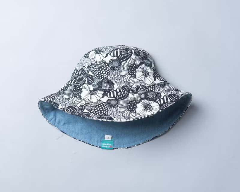 帽圍可調塑型-花3 漁夫帽 防曬 寶寶 童裝 禮物 帽子露營 登山