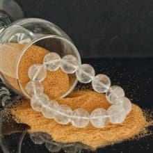 白幽靈 16mm 水晶手鍊 ( HKA9214 )