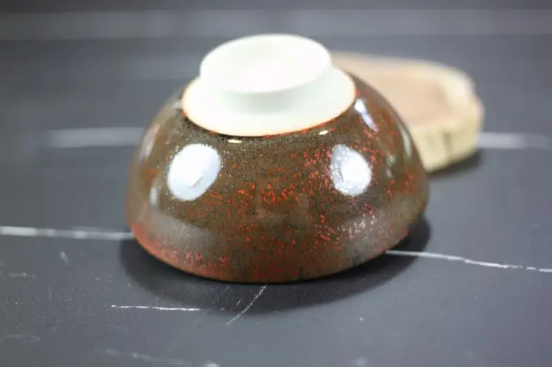 【送禮好物】60ml 薇紅 天目釉 圓滿茶杯 鶯歌名家葉敏祥作品