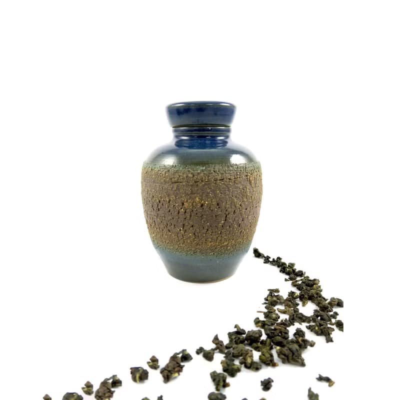 添興窯/樟香茶葉罐-高瓶(小)-湛藍