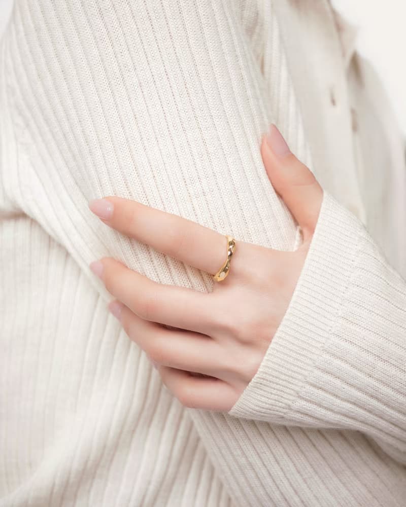 Wavelet Ring │ 純銀波紋戒指