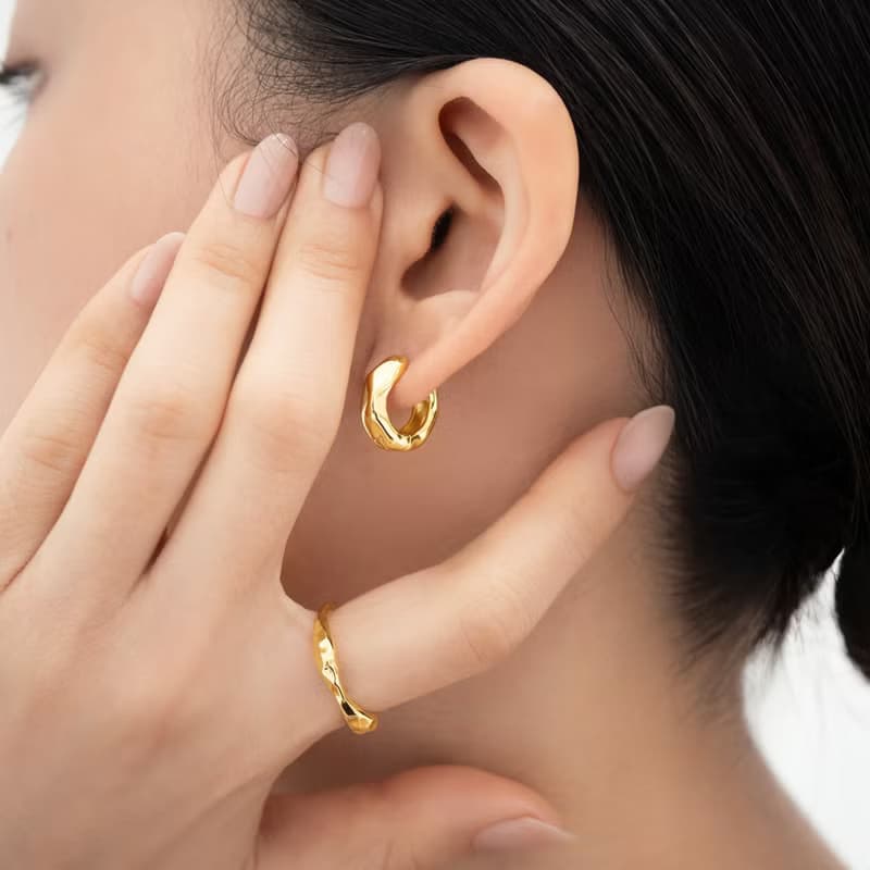 Wavelet Ring │ 純銀波紋戒指