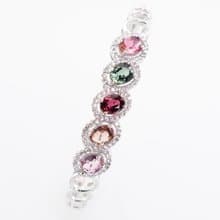 寶麗金珠寶-天然彩色碧璽手環