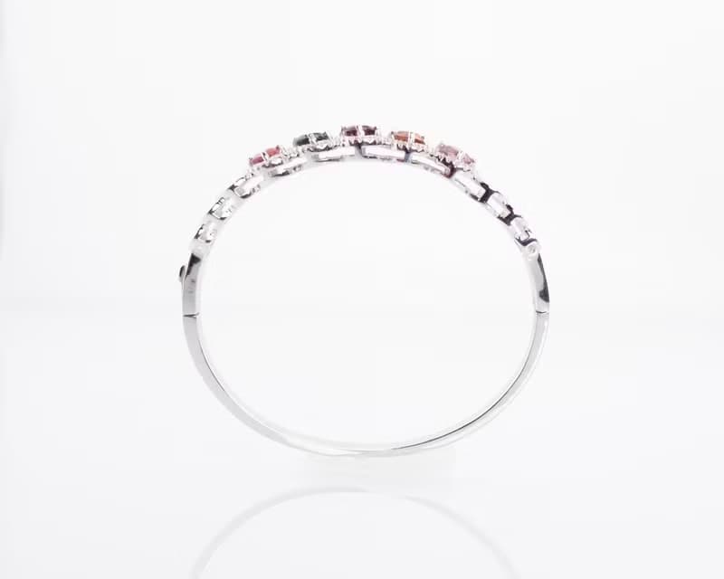 寶麗金珠寶-天然彩色碧璽手環