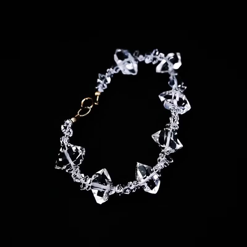 星鑽銀河 特級超白透閃靈鑽圈手鍊