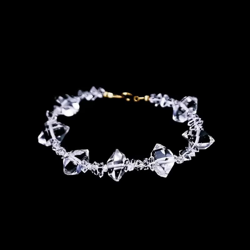 星鑽銀河 特級超白透閃靈鑽圈手鍊