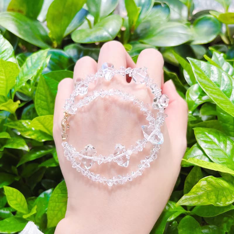 星鑽銀河 特級超白透閃靈鑽圈手鍊