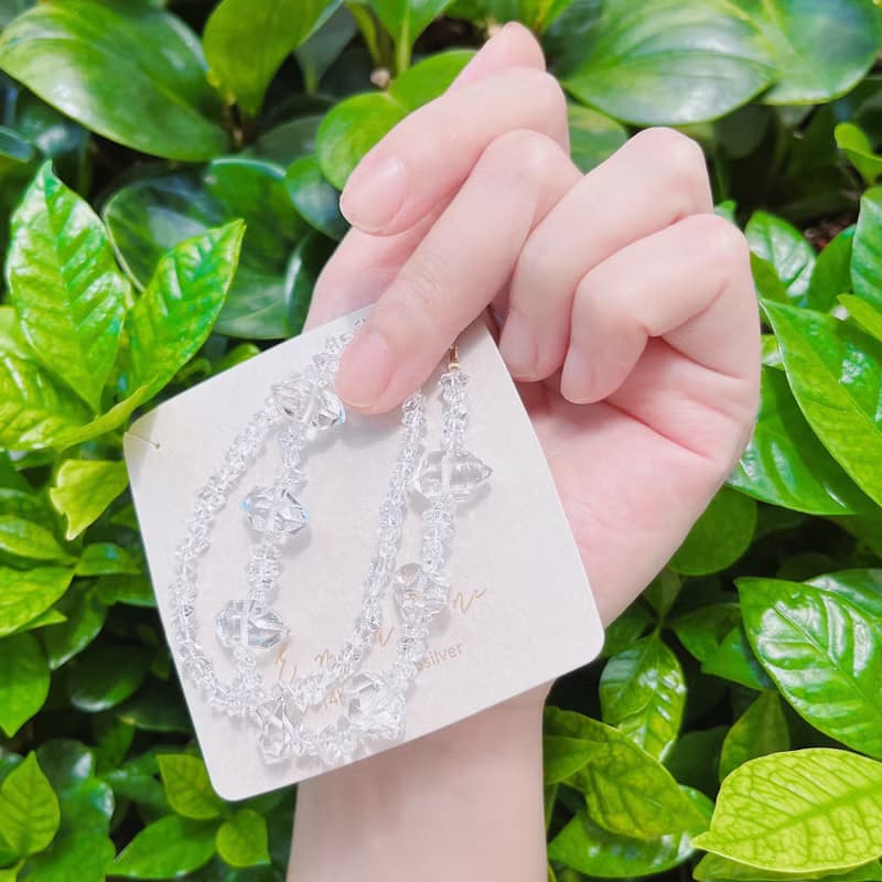 星鑽銀河 特級超白透閃靈鑽圈手鍊