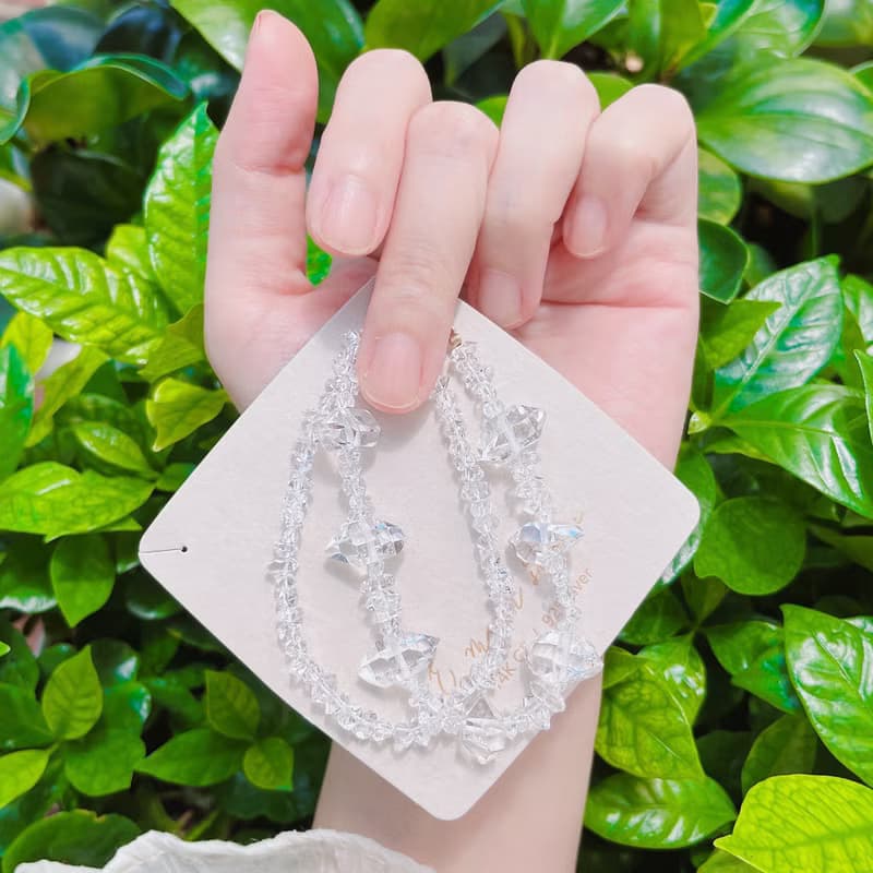 星鑽銀河 特級超白透閃靈鑽圈手鍊