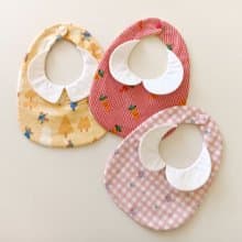 【11/14後出貨】領片圍兜 有領圍兜 彌月禮物 嬰兒圍兜 雙面圍兜