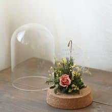 【玻璃系列】仰望著你永生花玻璃座