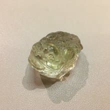 蟾蜍黃晶擺件 - 招正偏財