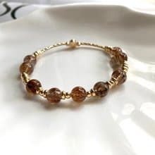 黑金超七半圈水晶手環 能量強大 搭配時尚高貴