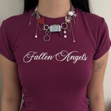 Watch Necklace, Blue shimmer