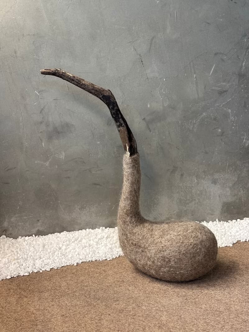 Bird of the North – Handcrafted Felt Sculptures