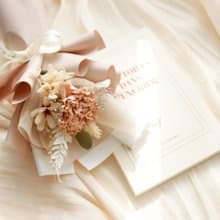 奶茶-單朵永生康乃馨花束