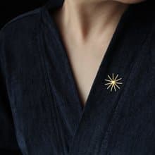 moorigin 紙莎草胸針